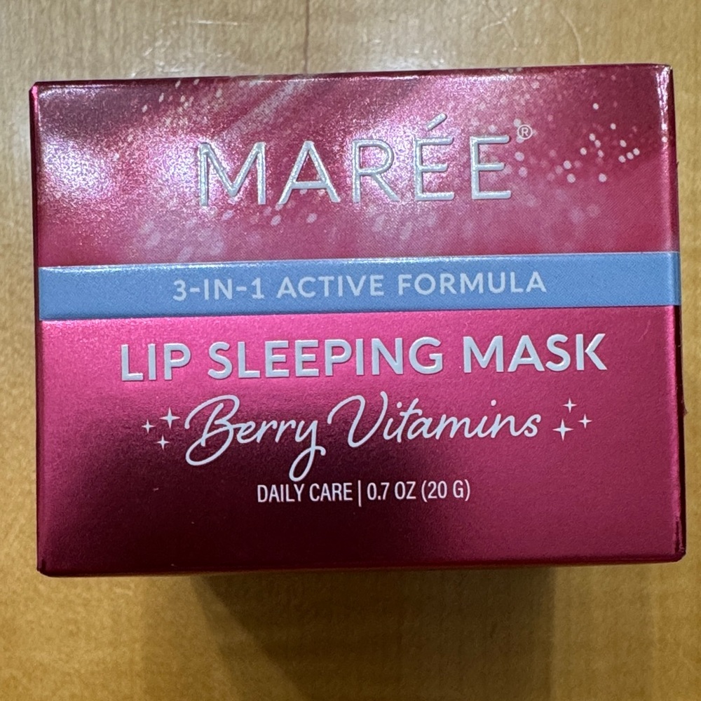 MARÉE Lip Sleeping Mask - Berry Vitamins - Pink